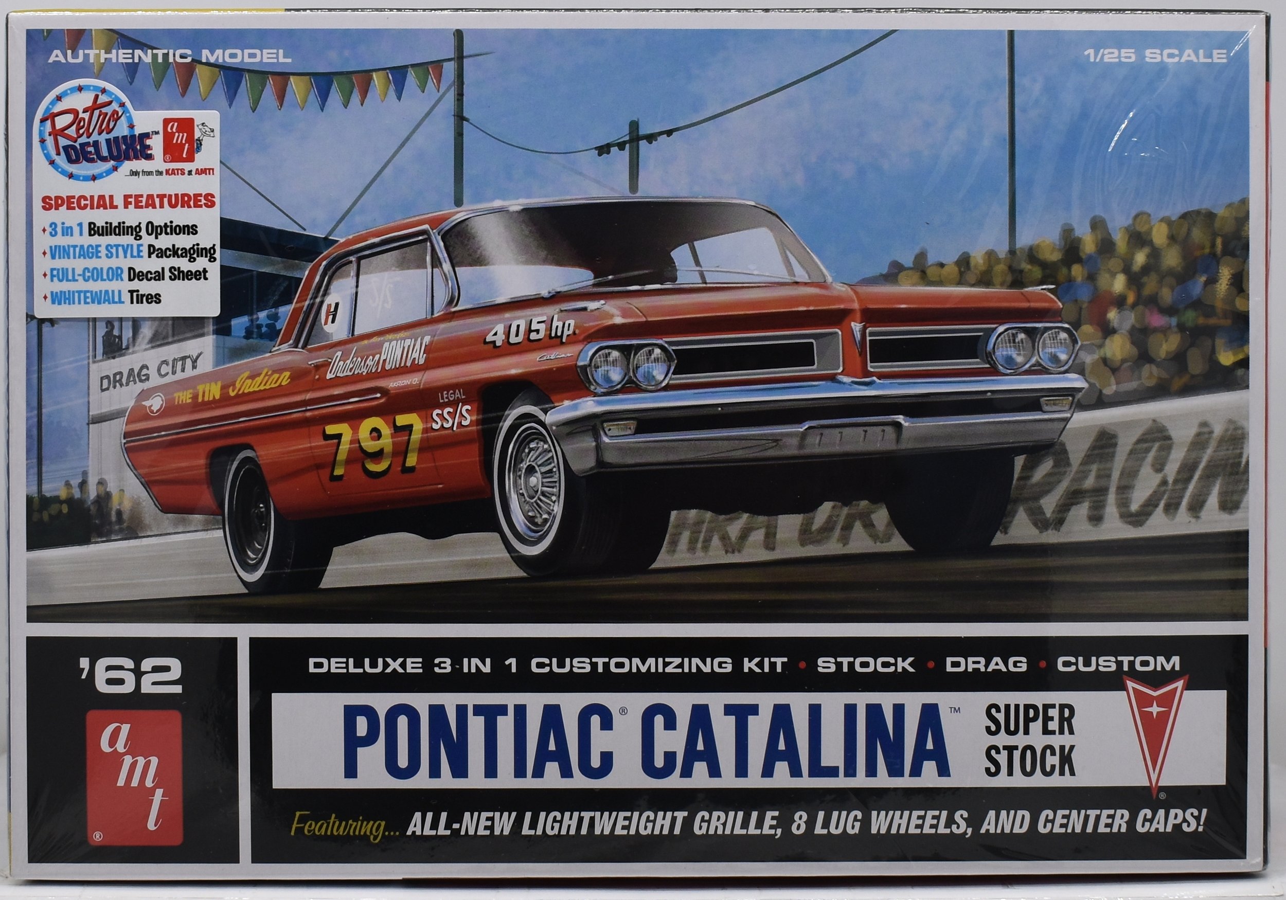 AMT 1/25 1962 Pontiac Catalina Super Stock 3n1 — Haven Hobby