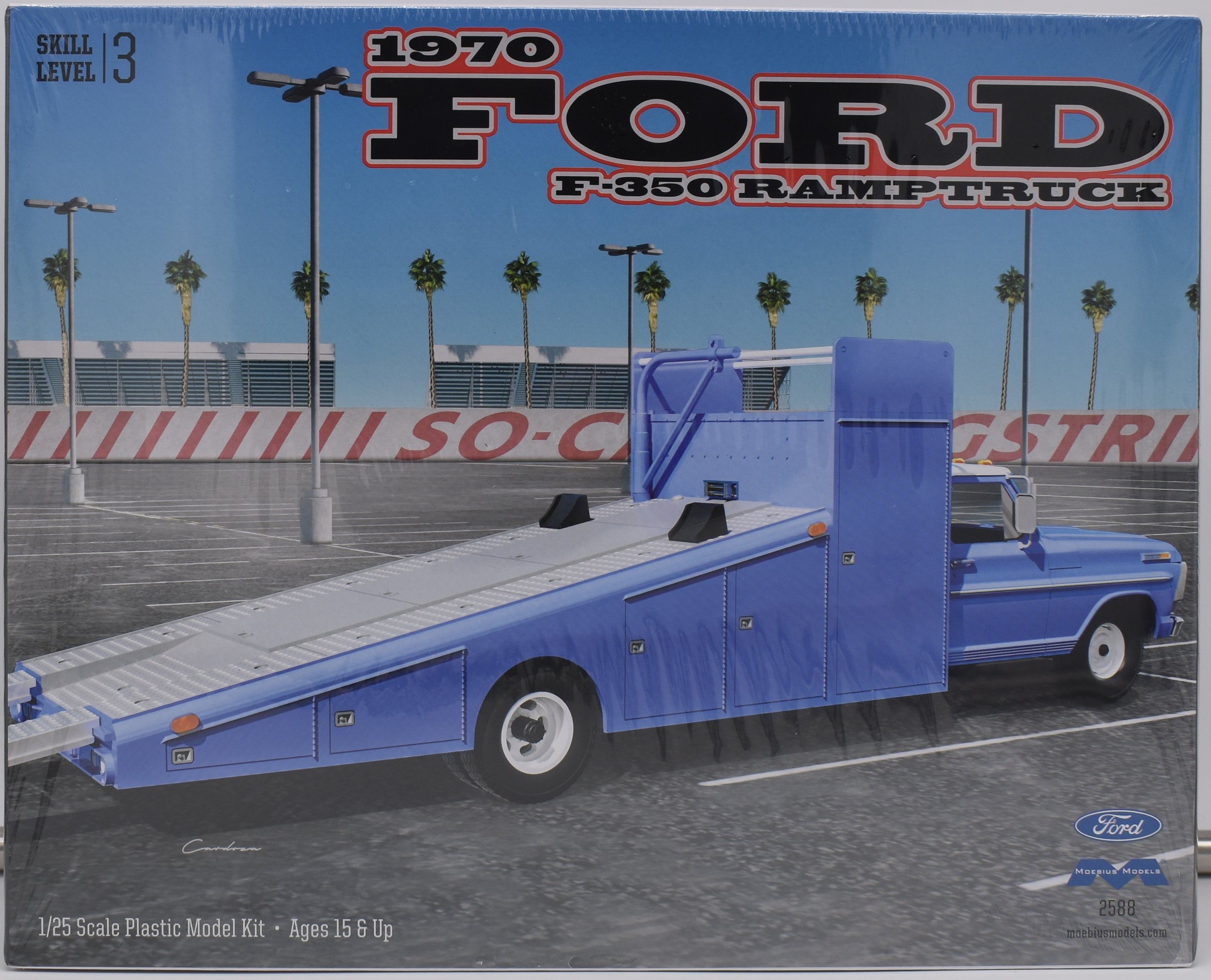 Moebius 1/25 1970 Ford F-350 Ramp Truck