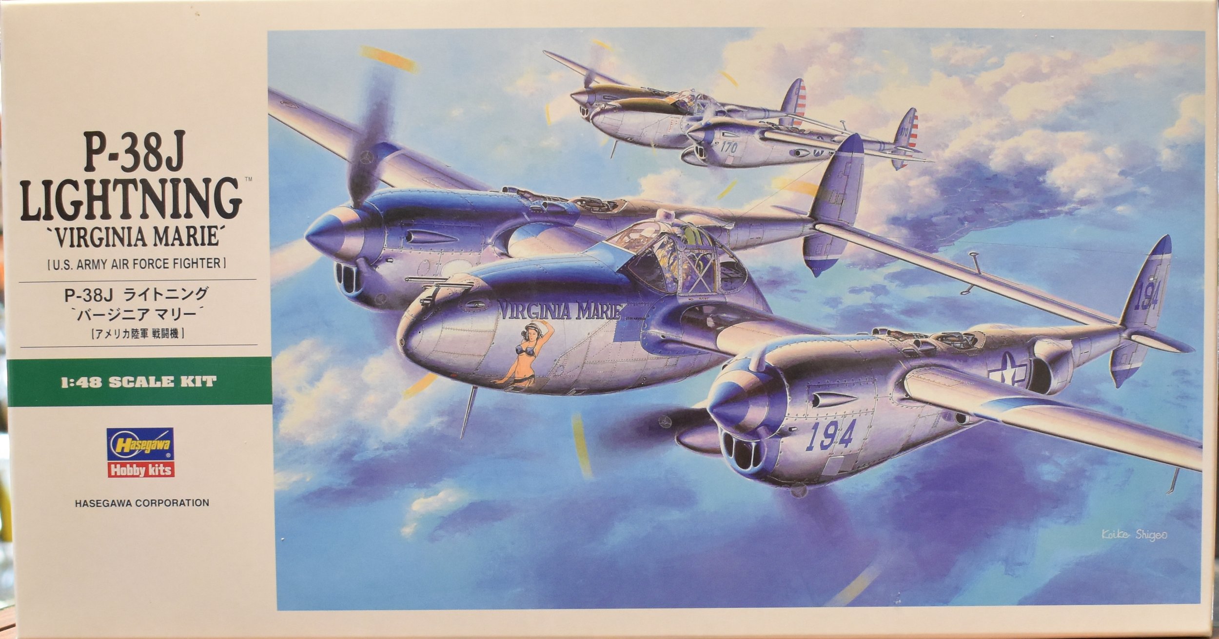 Hasegawa 1/48 P-38J Lightning