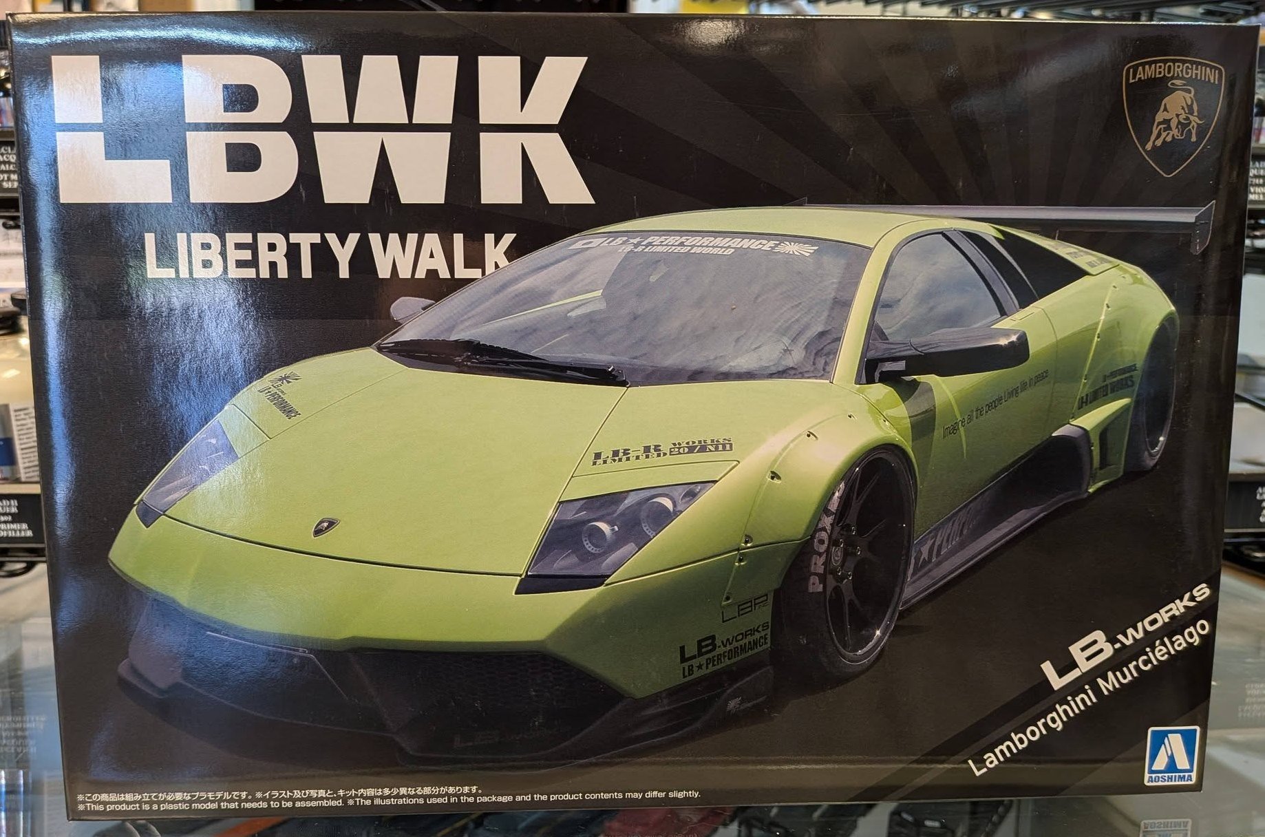 Aoshima 1/24 Liberty Walk LBWorks Lamborghini Murcielago