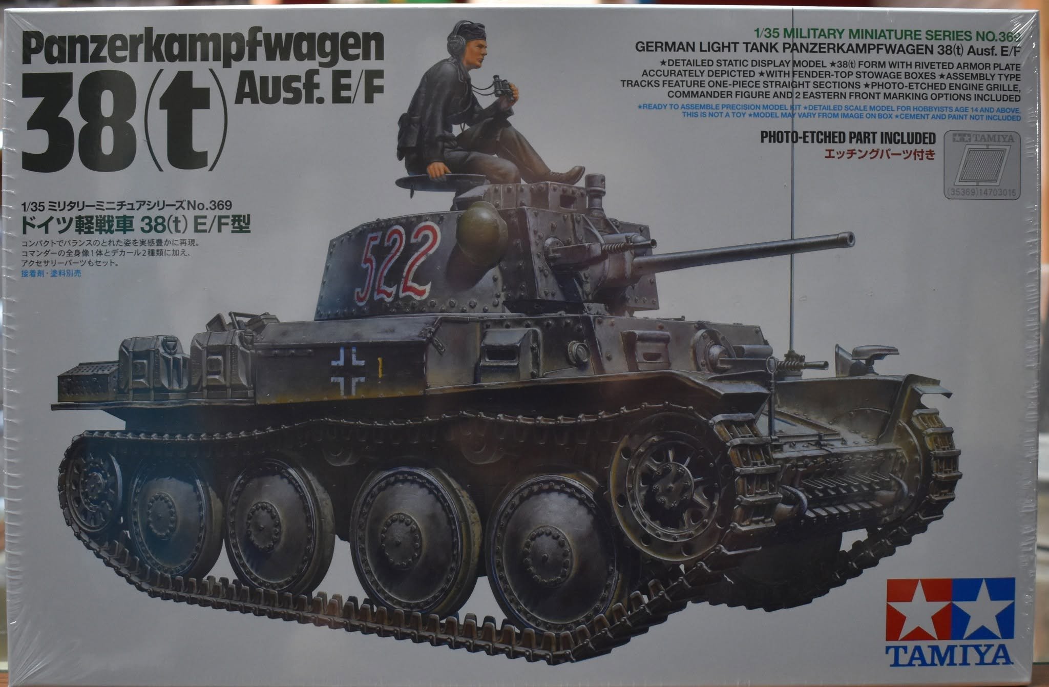 Tamiya 1/35 Panzerkampfwagen 38T Ausf.E/F
