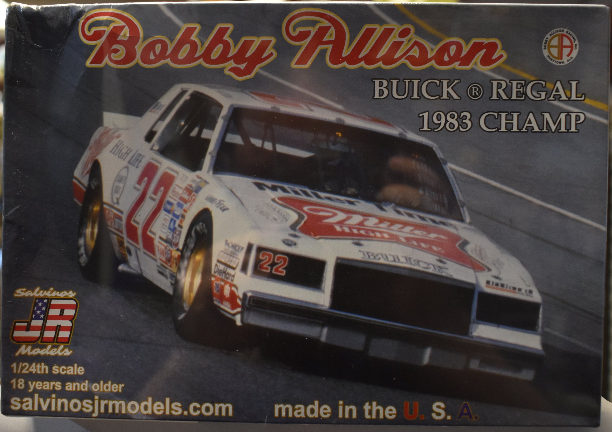 Salvinos JR 1/24 1983 Buick Regal Bobby Allison Miller High Life