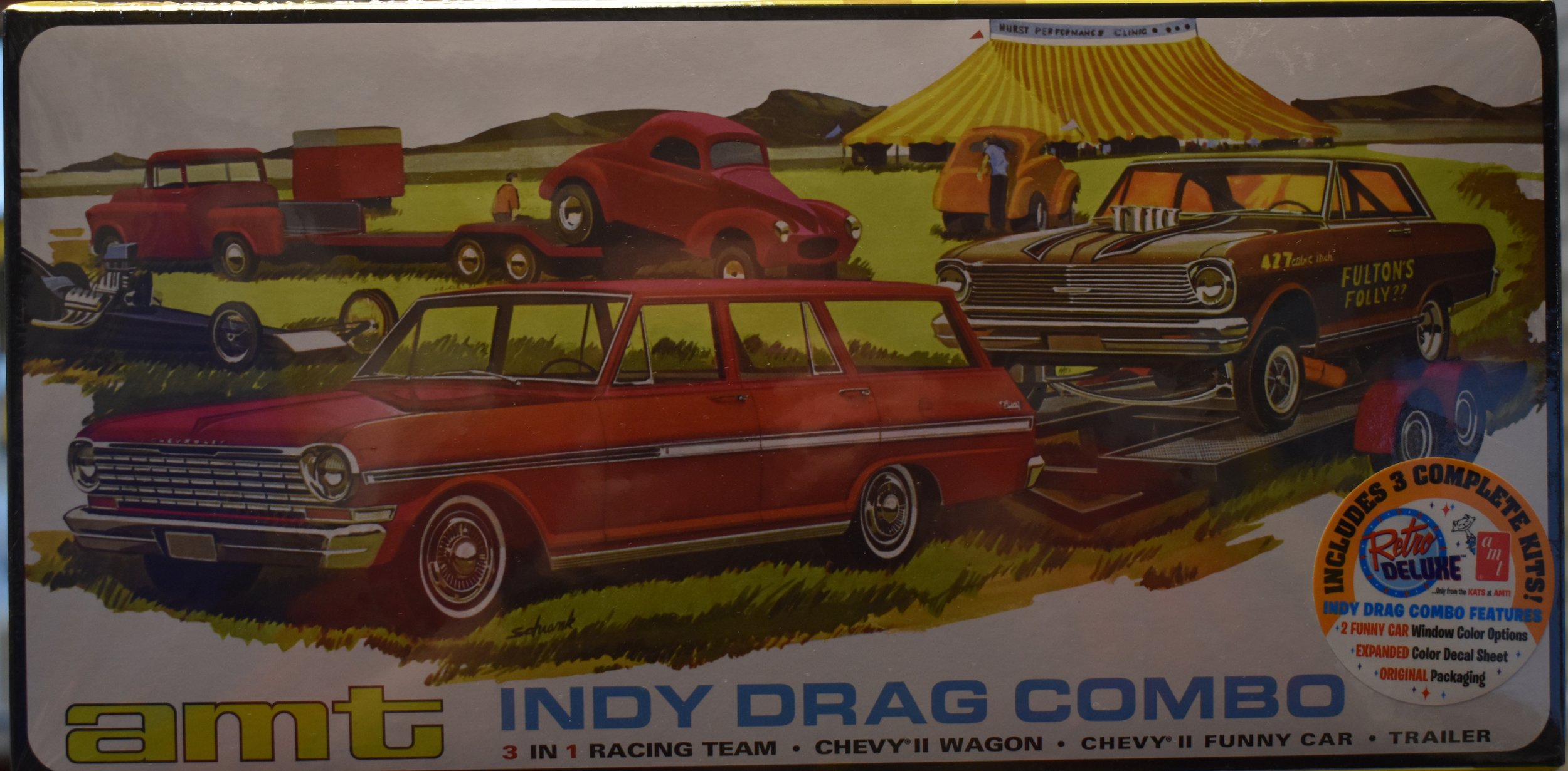 AMT 1/25 Indy Drag Combo 3 in 1 Racing Team Kit