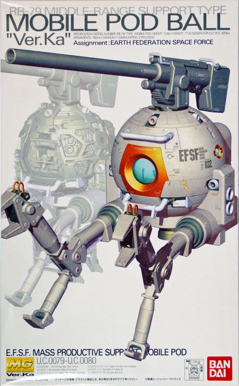 Bandai MG BB-79 Mobile Pod Ball Ver Ka