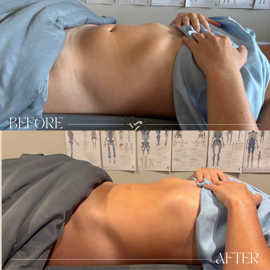 swelling reduction after detox lymphatic massage