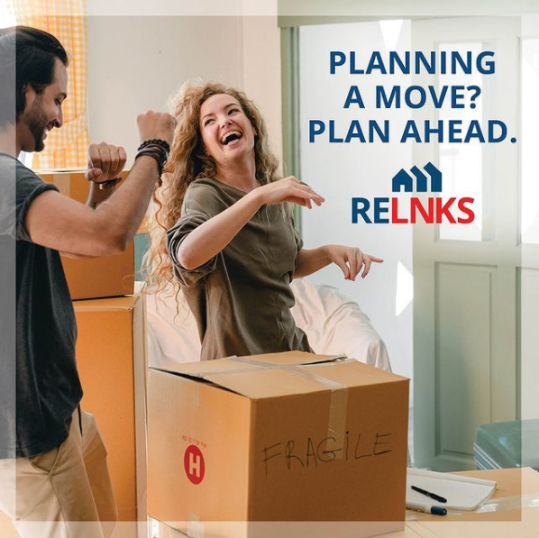 #MovingDay doesn't have to be stressful! When you're almost at the finish line, make that final step as stress-free as possible - plan ahead. Check out the options on RELNKS and feel good about the big move. RELNKS.com - link in bio.
