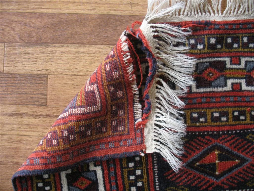 Reweaving of separated fringe (before)