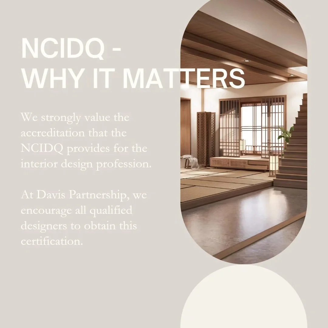 We are adamant advocates for professional qualification and recognition.  @ncidqexam