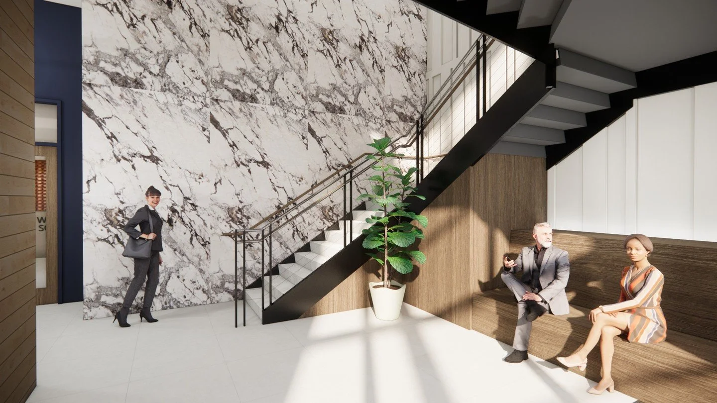 Check out this captivating new renovation project in the works. Transforming a former 24-hour fitness center into an exquisite MOB Lobby, redefining elegance and charm. 

#interiordesign #designworkout 

@belmarcolorado