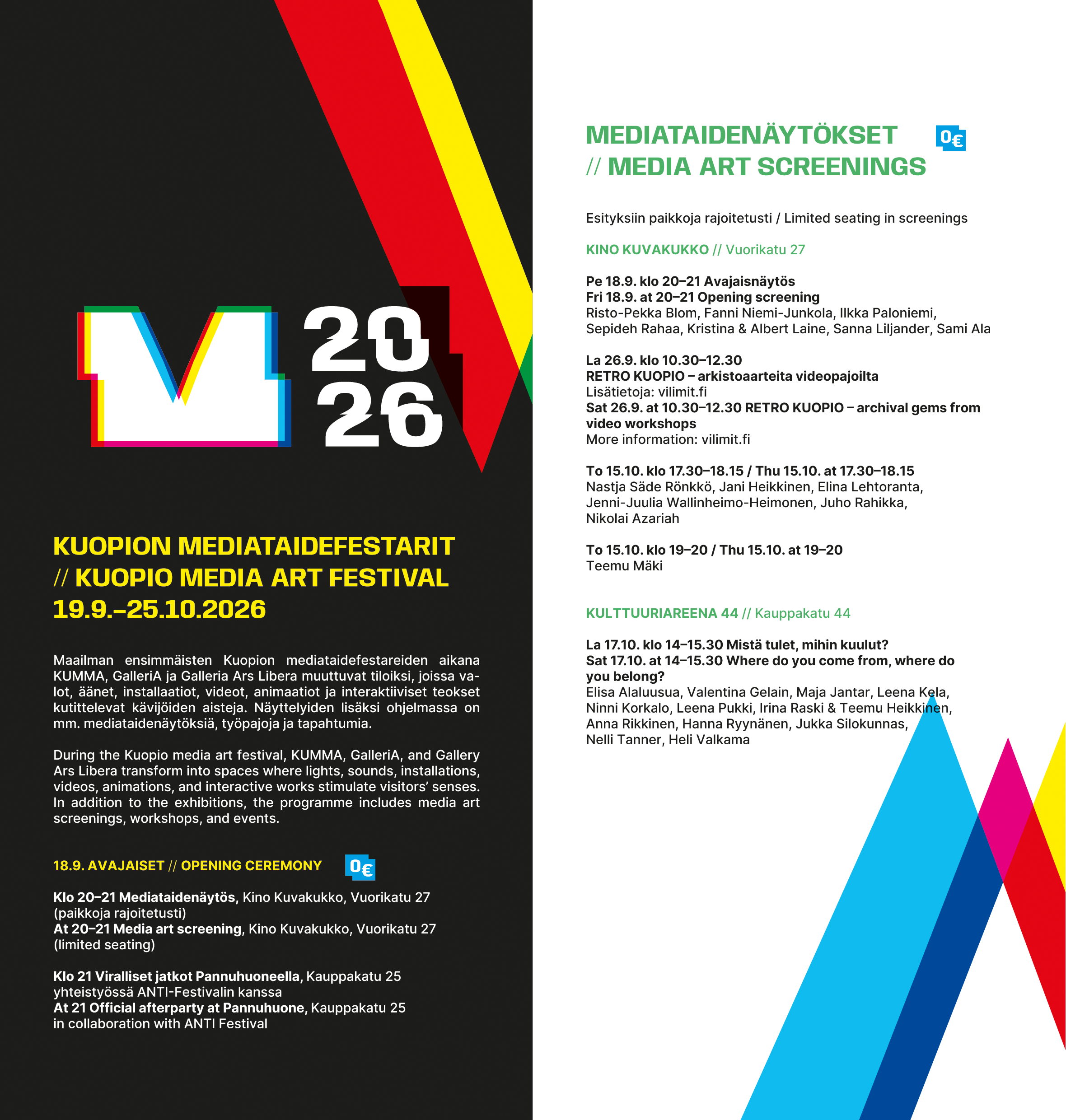 Kuopion Mediataidefestarit 2026