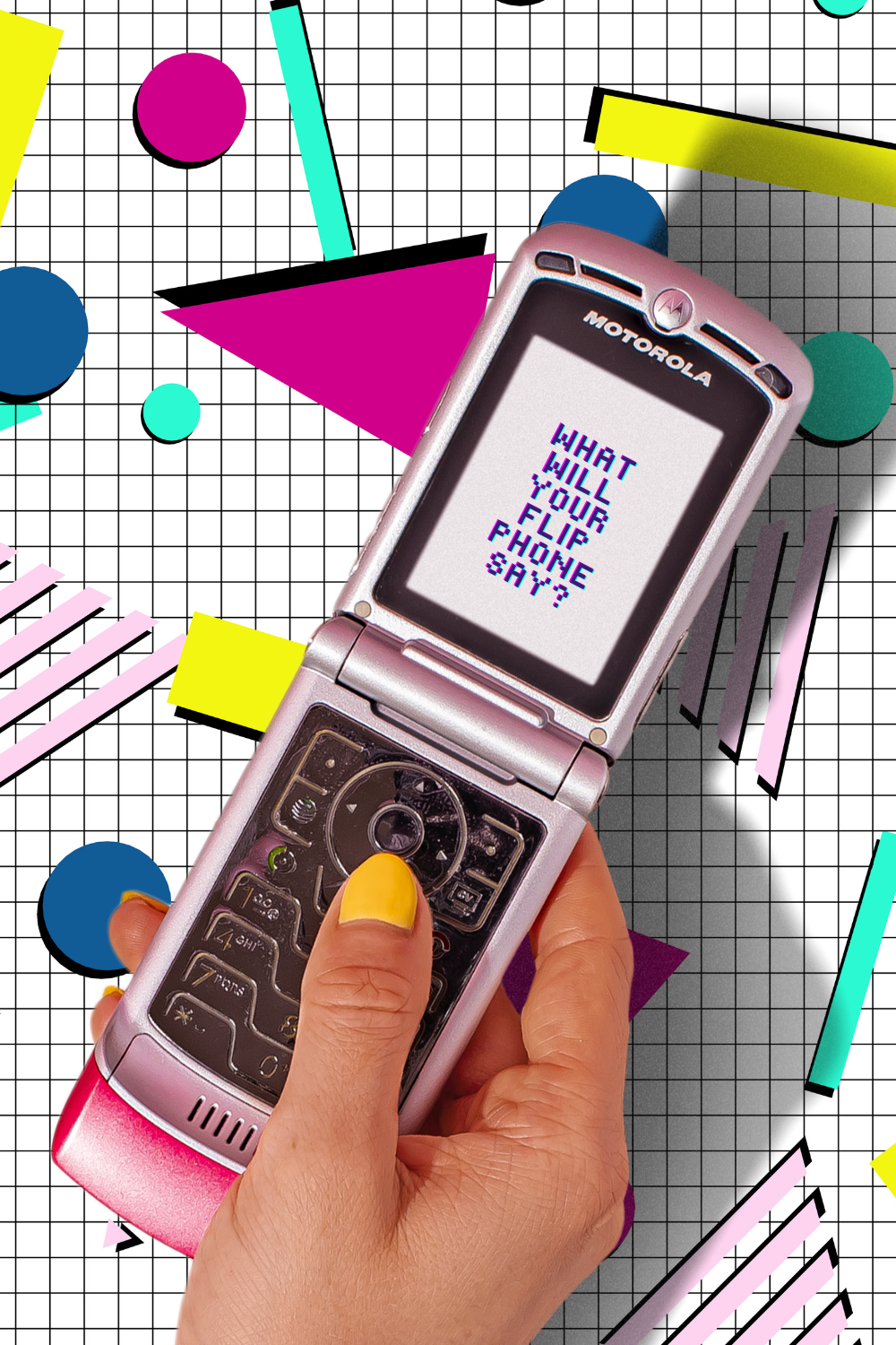 Retro Cell Phone Template