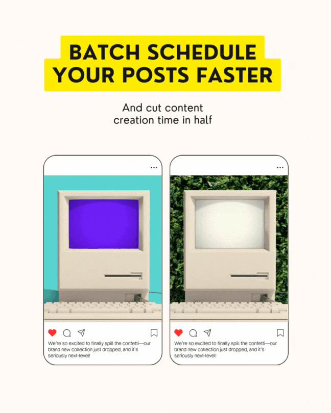 Cut content creation time in half.gif