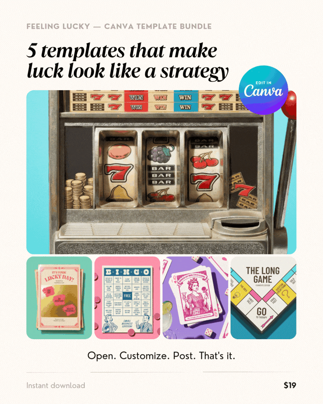 feeling-lucky-canva-template-bundle.gif
