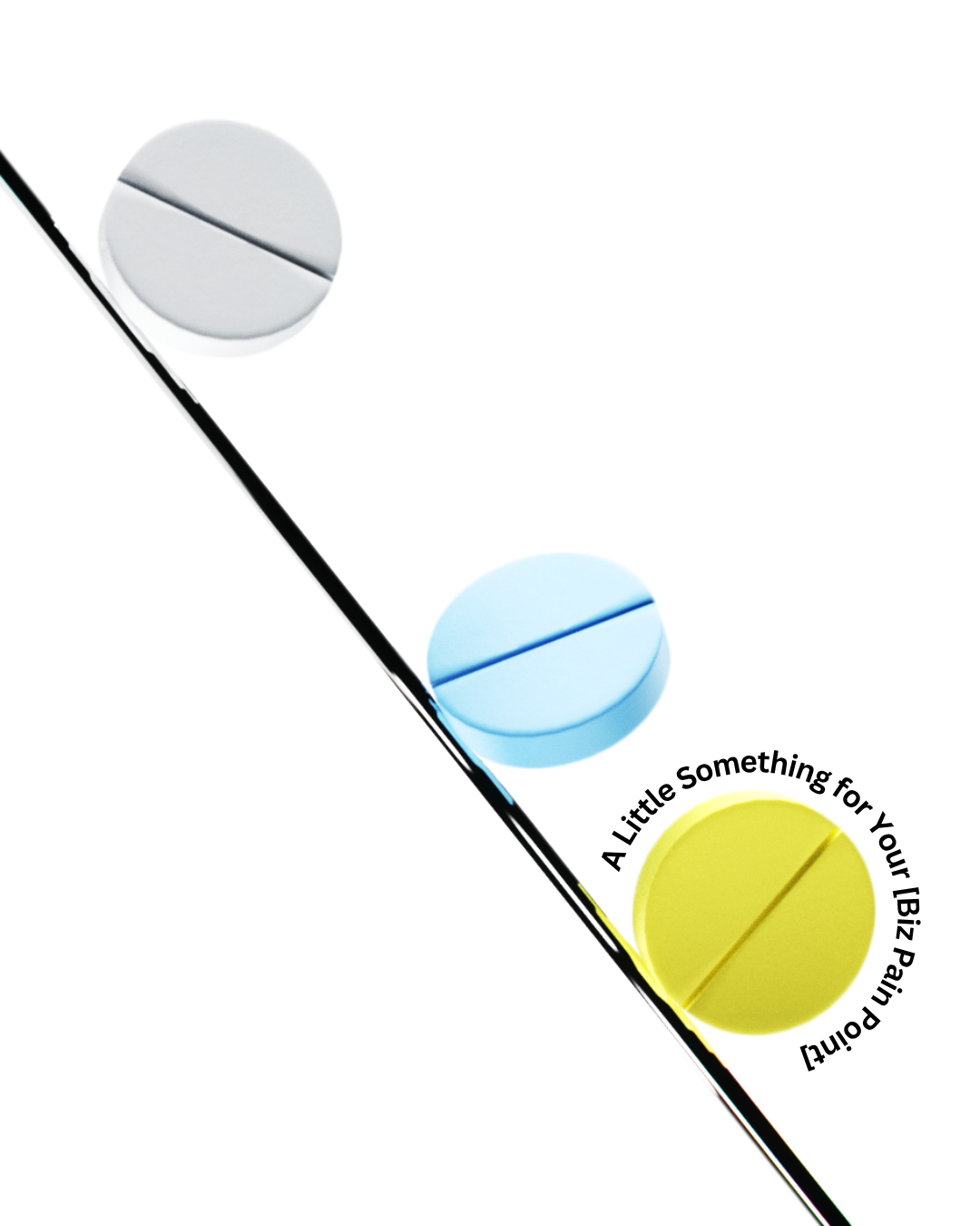 Blank Shamblen Studios Canva Template - Pills Rolling Down Slope with Text - Blank.png