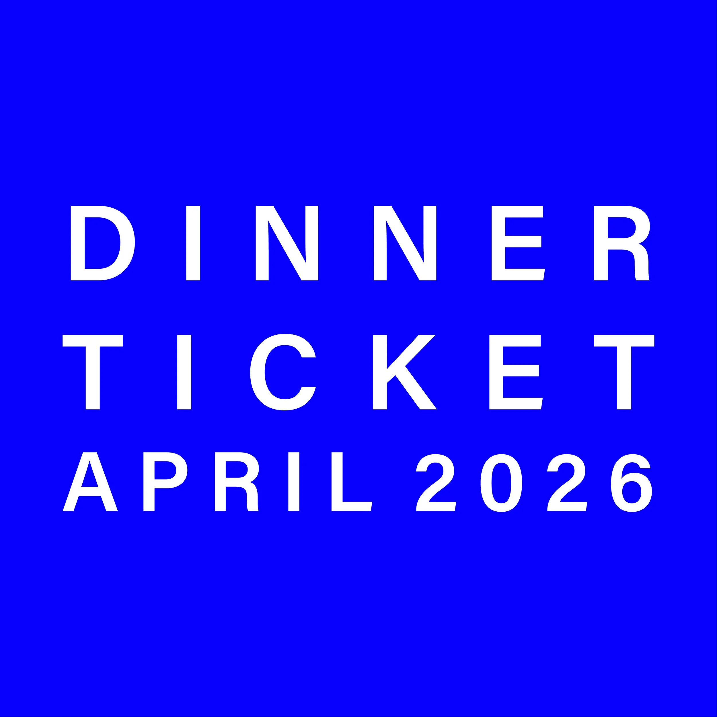 Saturday Dinner Event Ticket - Longevity Venture Salon April 2026