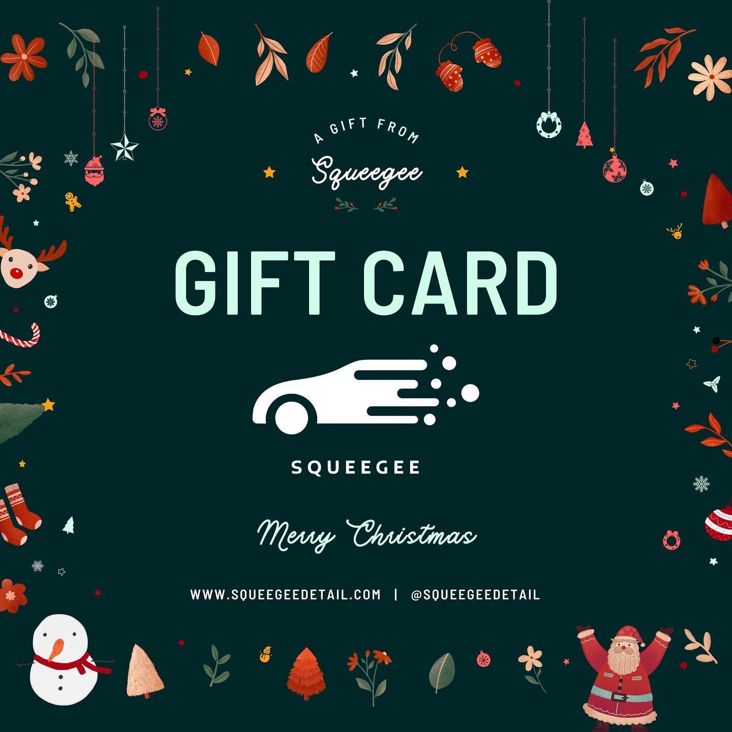 Still looking for the perfect gift? 🤔

Well look no further because Squeegee got you. 🙂

We are now offering, Car Detailing Gift Cards. 🙌🏼

You can visit our website
www.squeegeedetail.com
for more designs.

What are you waiting for? Buy now!

.
