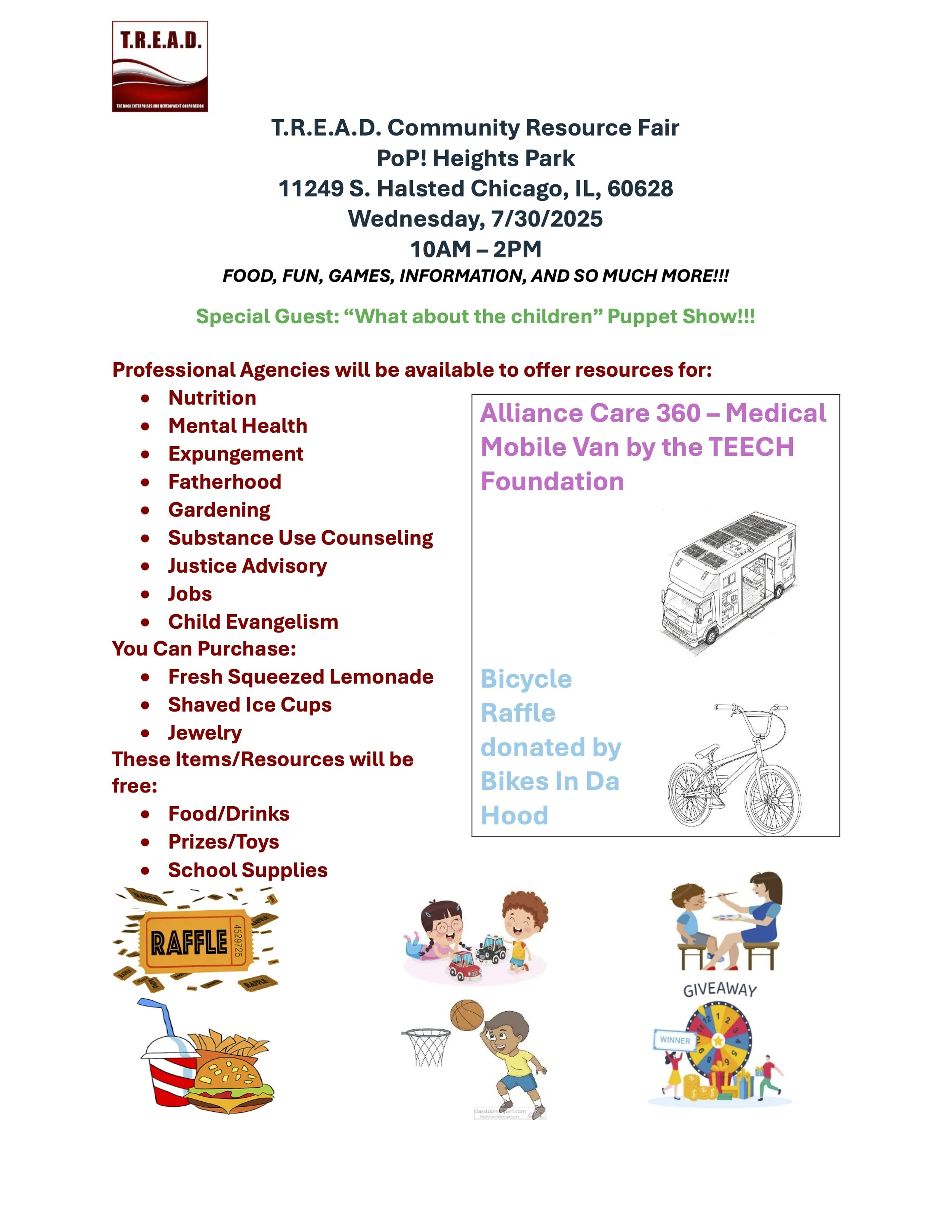 T.R.E.A.D Community Resource Fair