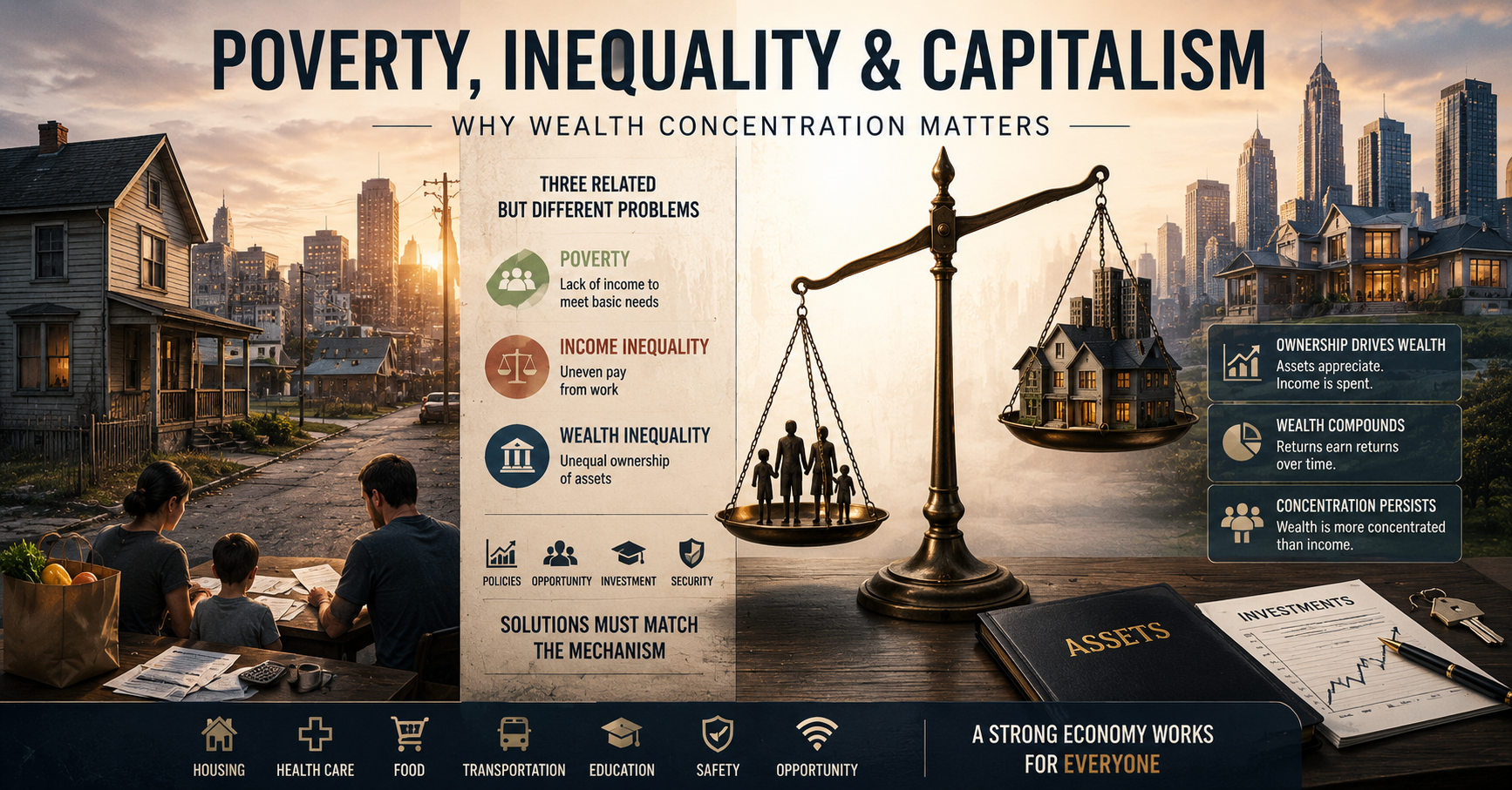 Poverty, Inequality and Capitalism: Why Wealth Concentration Matters