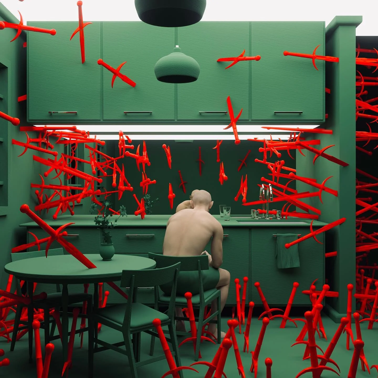 New work channeling #sandyskoglund 

I&rsquo;ve been learning Redshift the past couple months. Glad I jumped into it. IG compression makes me so angry. 😑.
.
.
.
.
.
.
.
.
.
.
.
.
.
#art #3d #digitalart #maxon #c4dartist #c4d #instalationart #blender