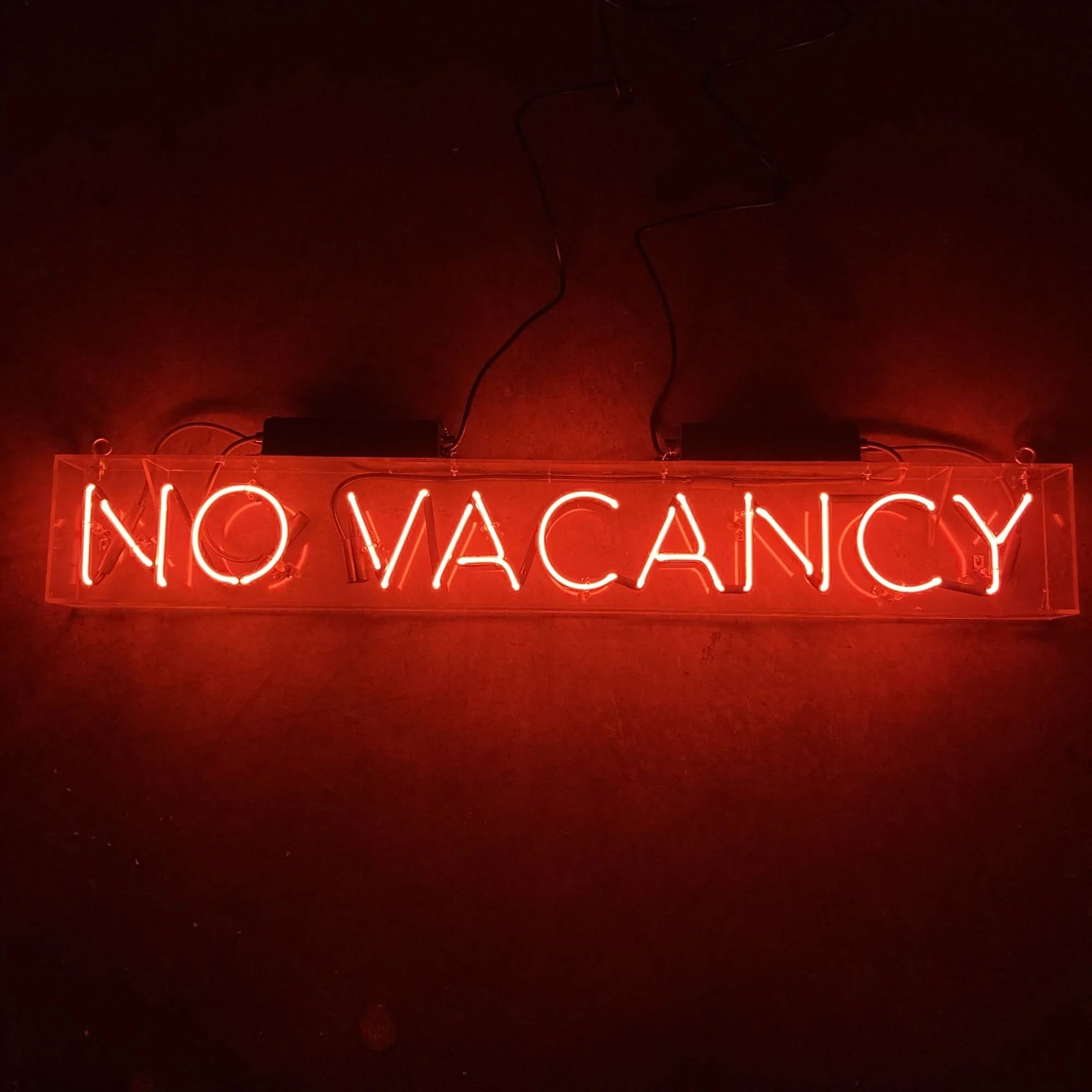 no vacancy neon sign prop rental