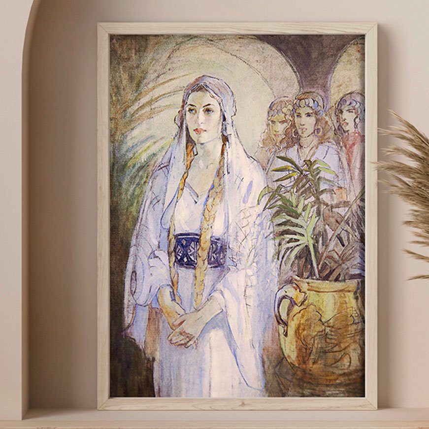 Image of Queen Esther painting by Minerva Teichert art LDS art