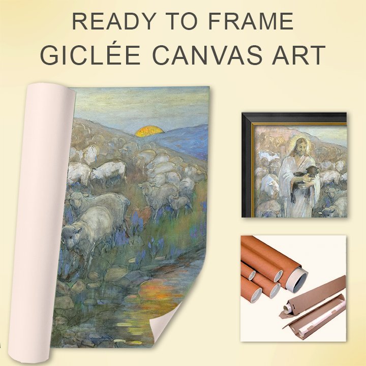 Minerva Teichert art Madonna at Dawn canvas LDS art Mormon Art