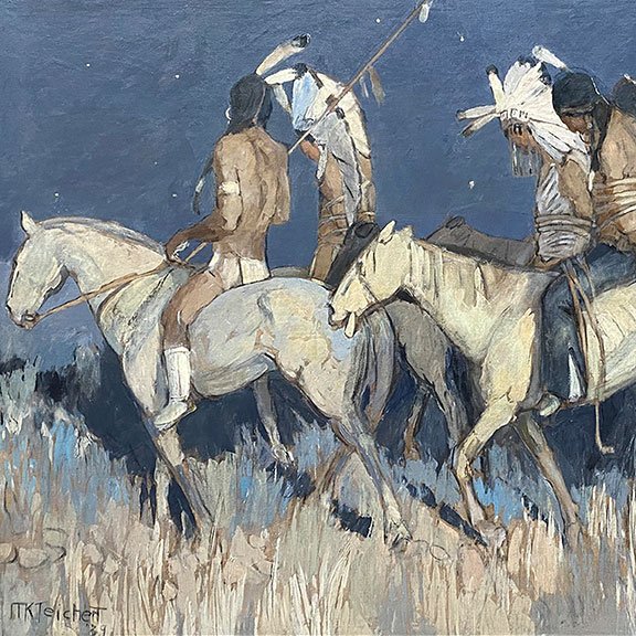 Minerva Teichert Art -American Indians on horses