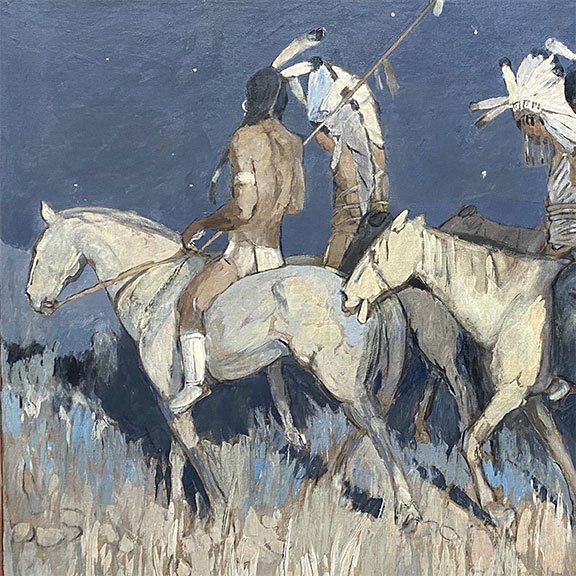 Minerva Teichert Art - Painting titled Captives by Night