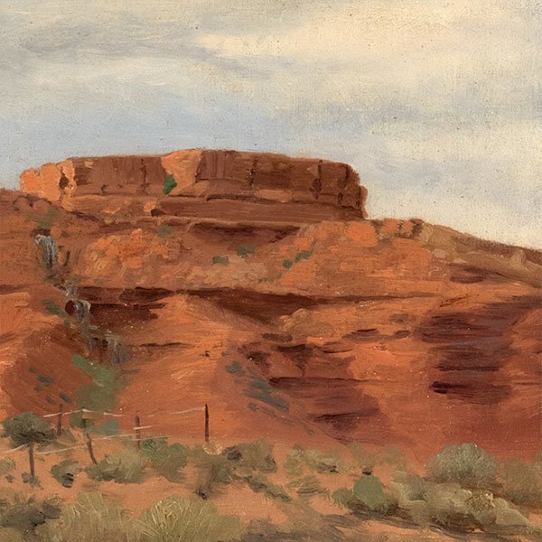 John Hafen painted many scenes across the western territory