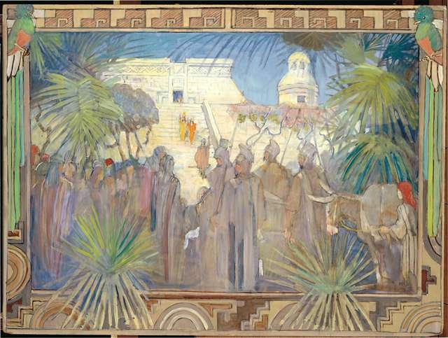 Mosiah Discovers Zarahemla by Minerva Teichert
