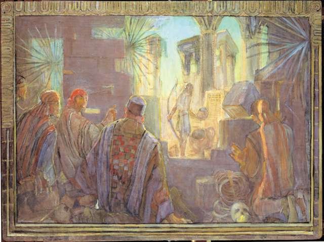 Record of the Jaredites by Minerva Teichert