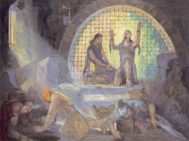The Earthquake by Minerva Teichert