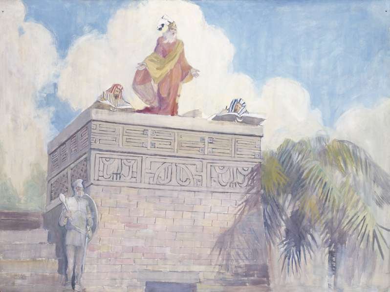King Benjamin’s Farewell Address by Minerva Teichert