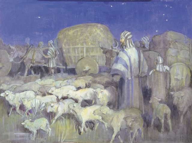 Escape of Alma’s People by Minerva Teichert