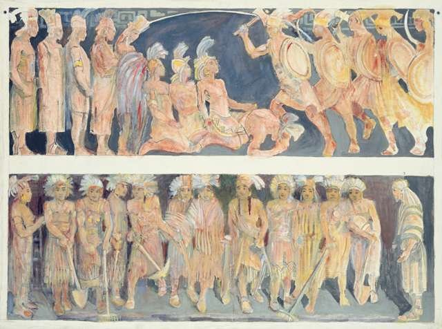 Christian Converts by Minerva Teichert