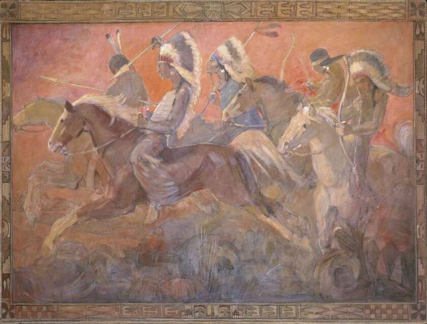 Last Battle Between the Nephites and the Lamanites by Minerva Teichert