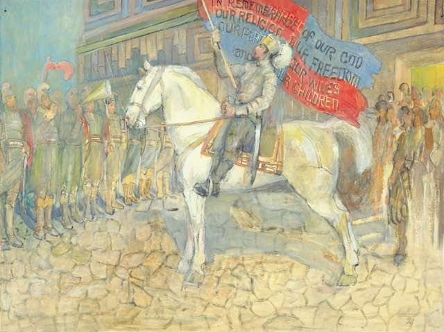 The Title of Liberty by Minerva Teichert