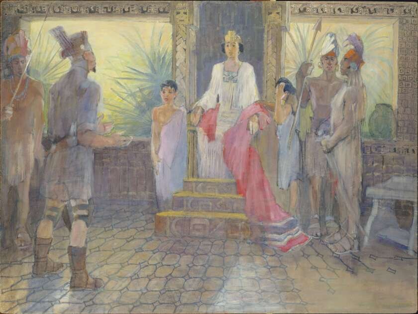 Treachery of Amalickiah by Minerva Teichert