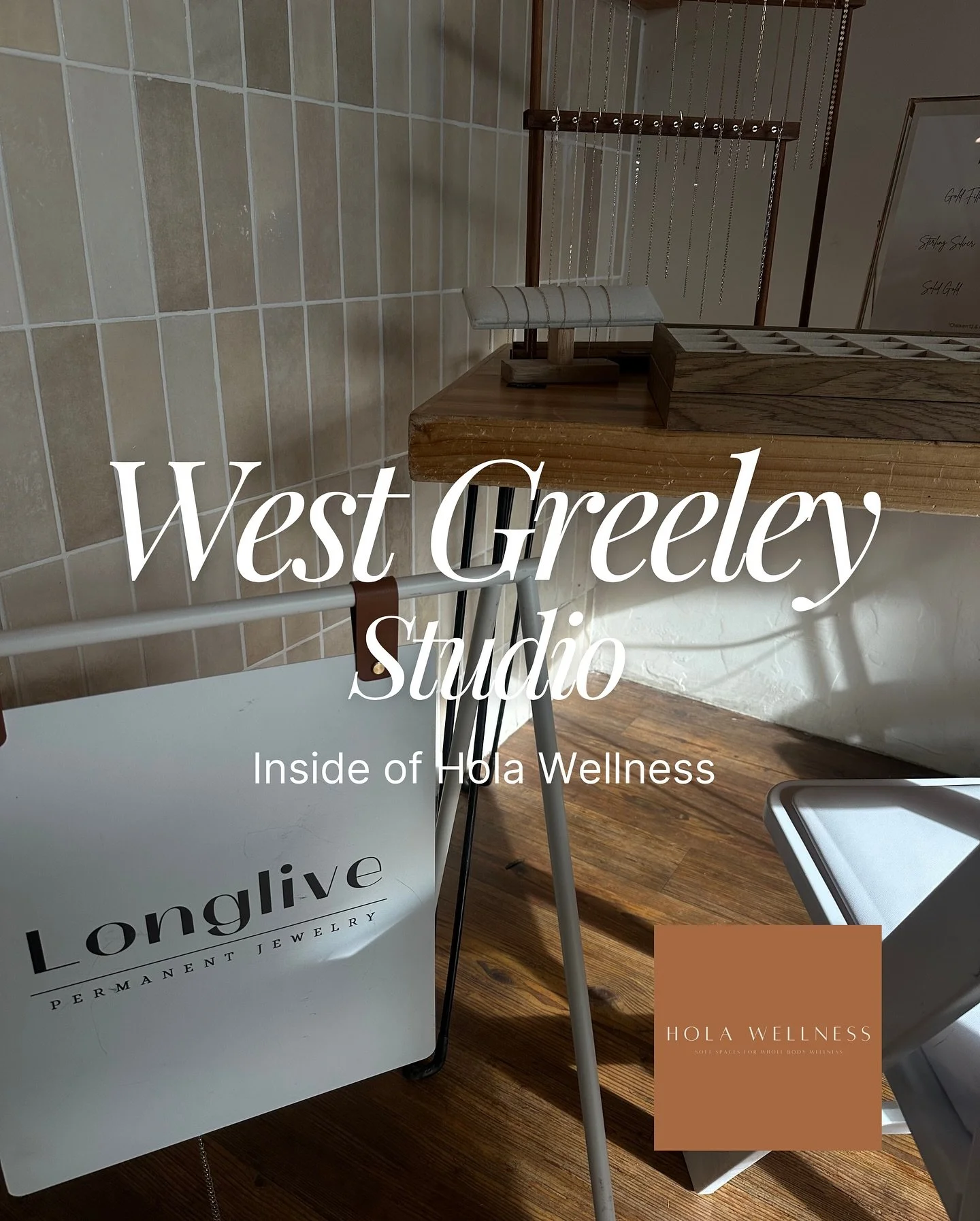 WEST GREELEY STUDIO

So excited to announce Longlive&rsquo;s collaboration with Hola Wellness for the opening of our second permanent jewelry studio in Northern CO. 

We&rsquo;re starting with just a couple of dates per month with hopes to expand to 