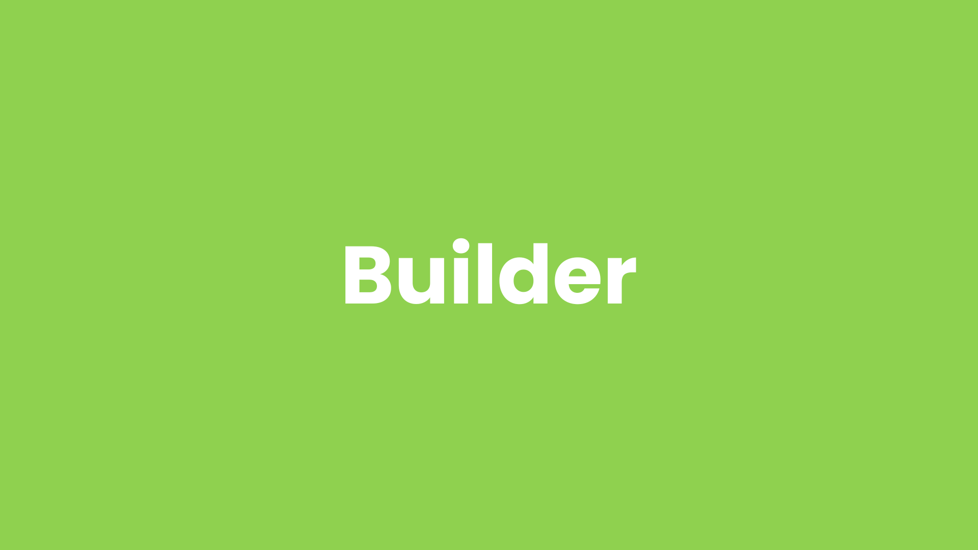 Builder tier