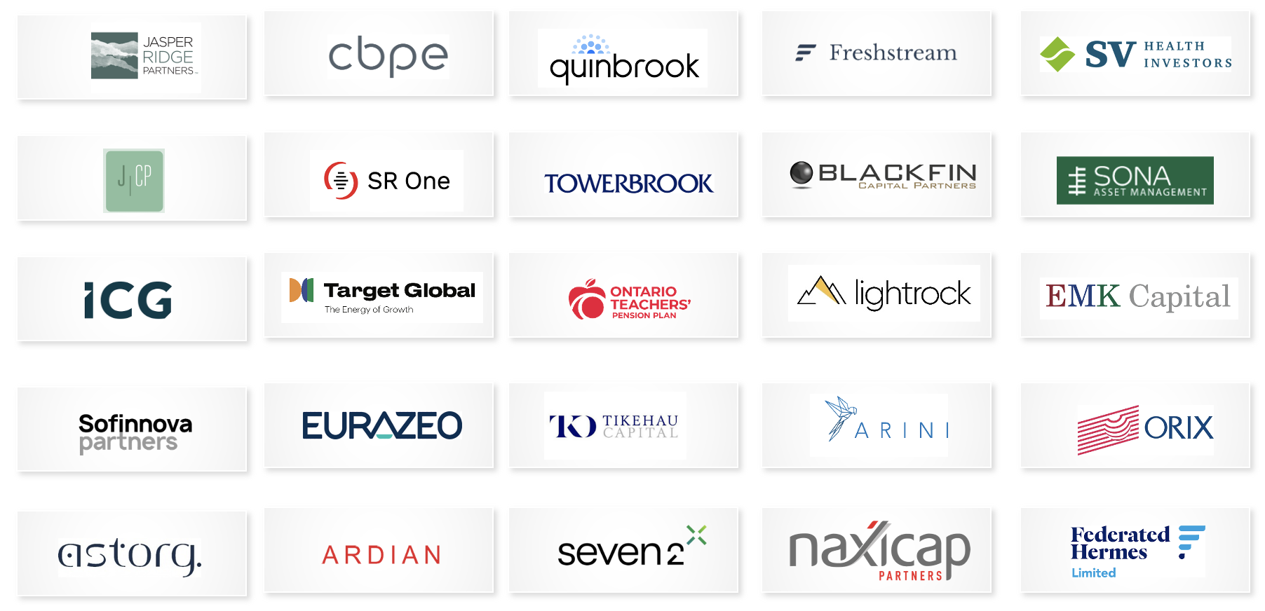 Trusted by logos of FinEvents GP clients