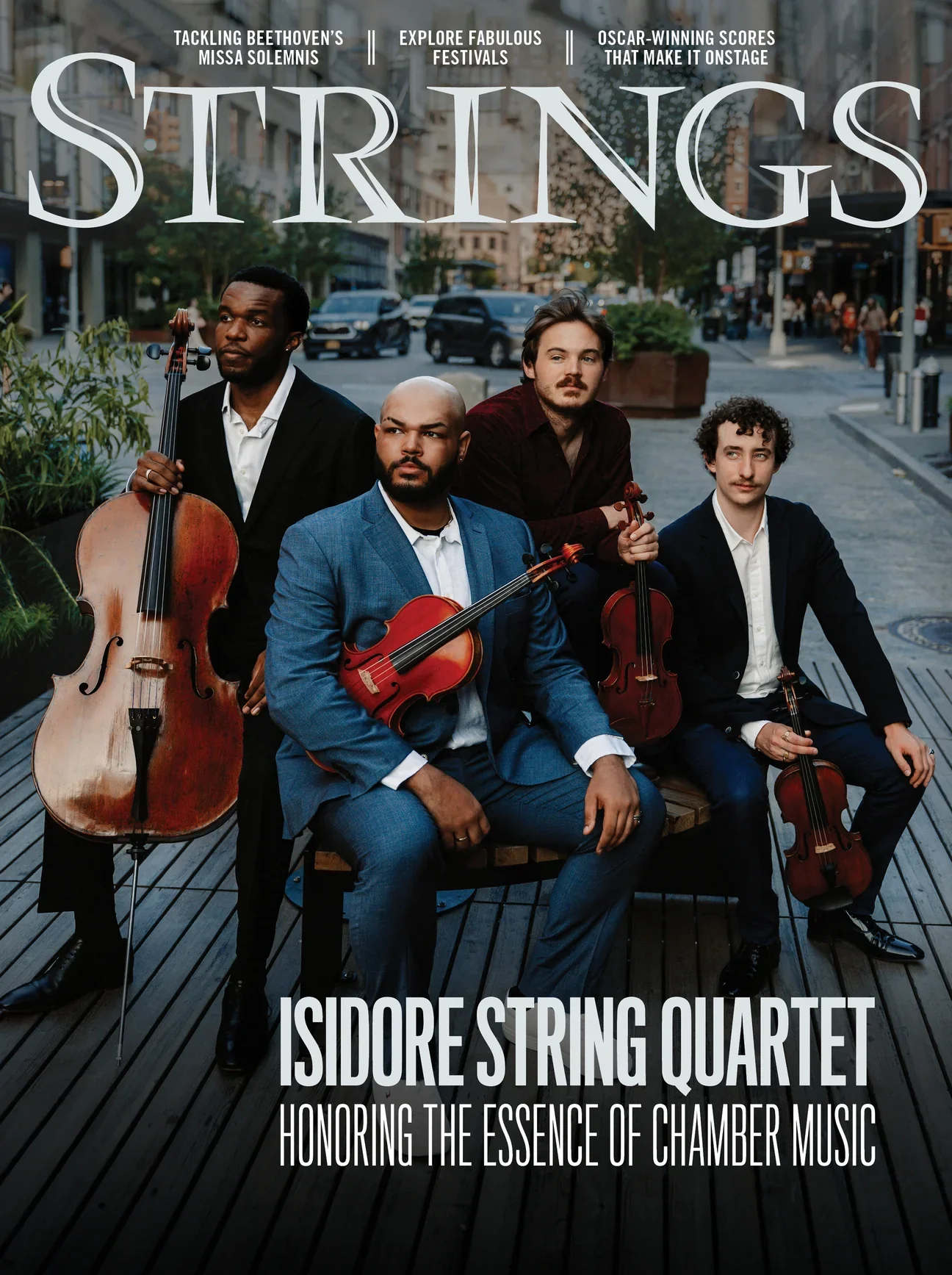 Isidore String Quartet String Magazine Cover