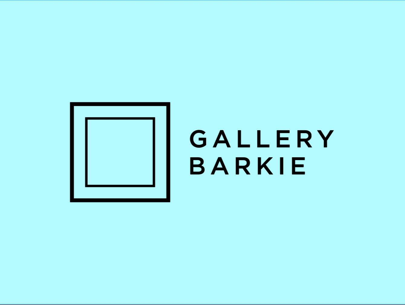 Huisstijl Gallery Barkie: logo