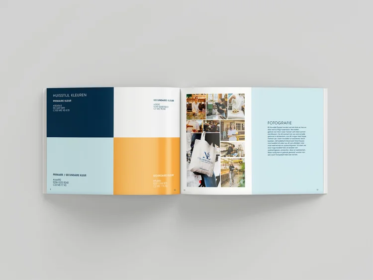 Brand identity Nouvelle Équipe