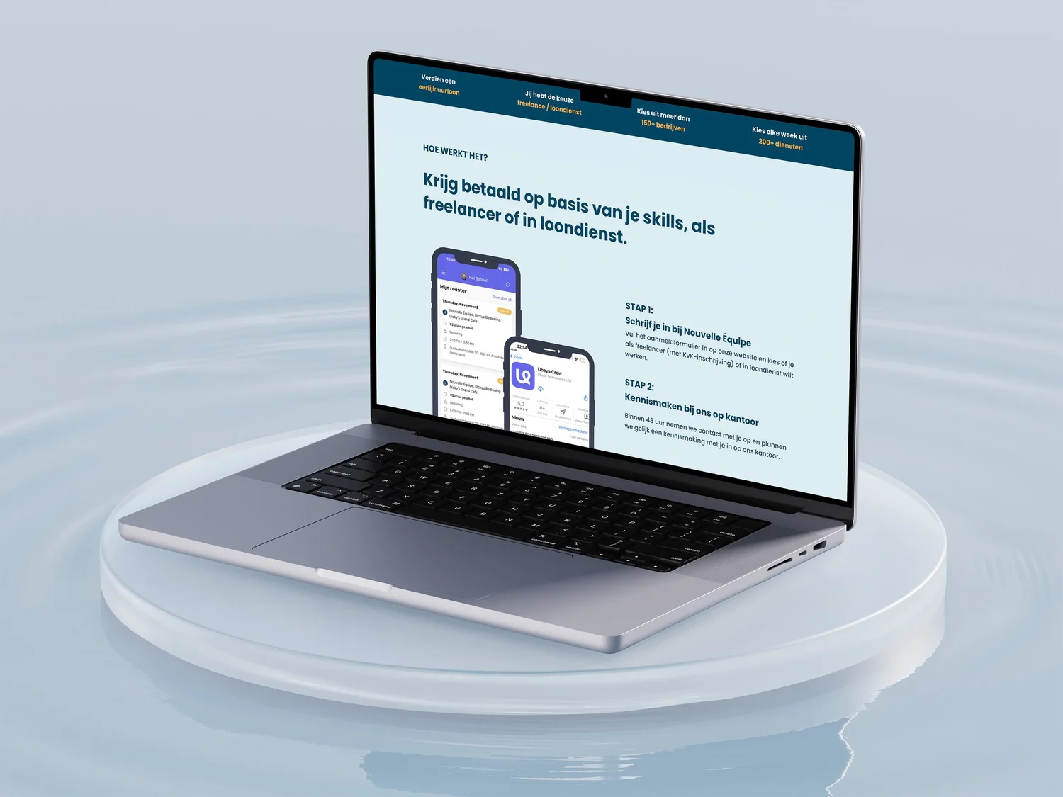 Website Nouvelle Équipe door Haarscherp