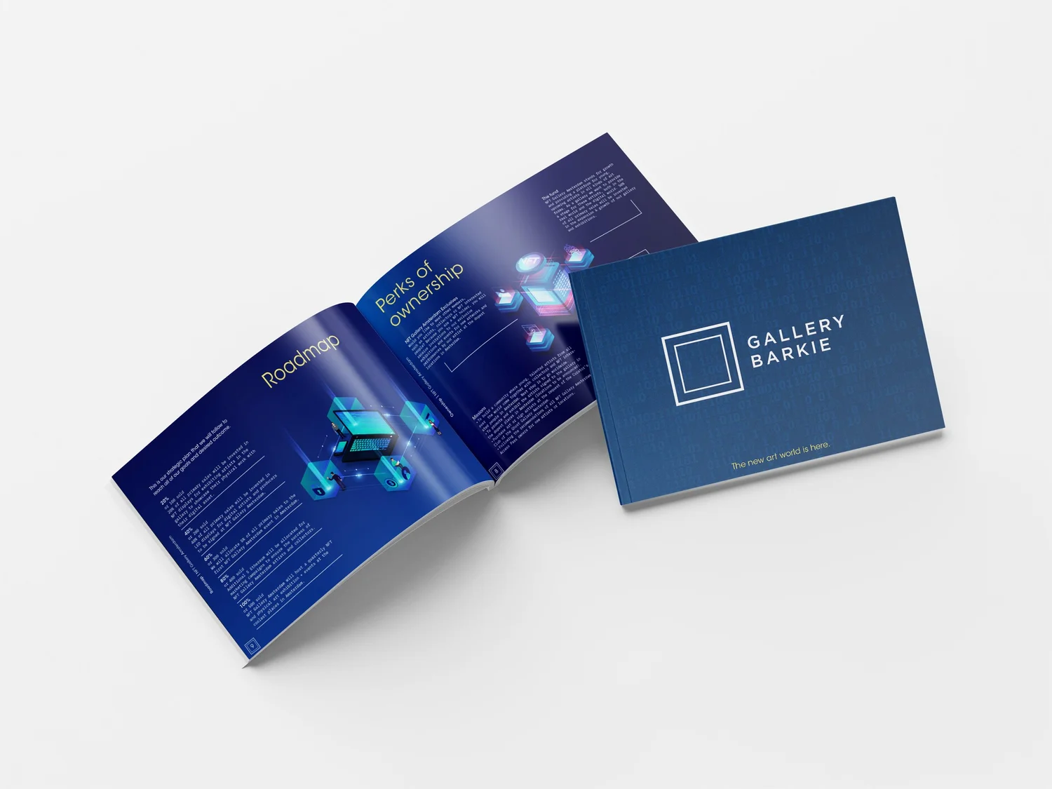 Brochure Gallery Barkie ontworpen door Haarscherp