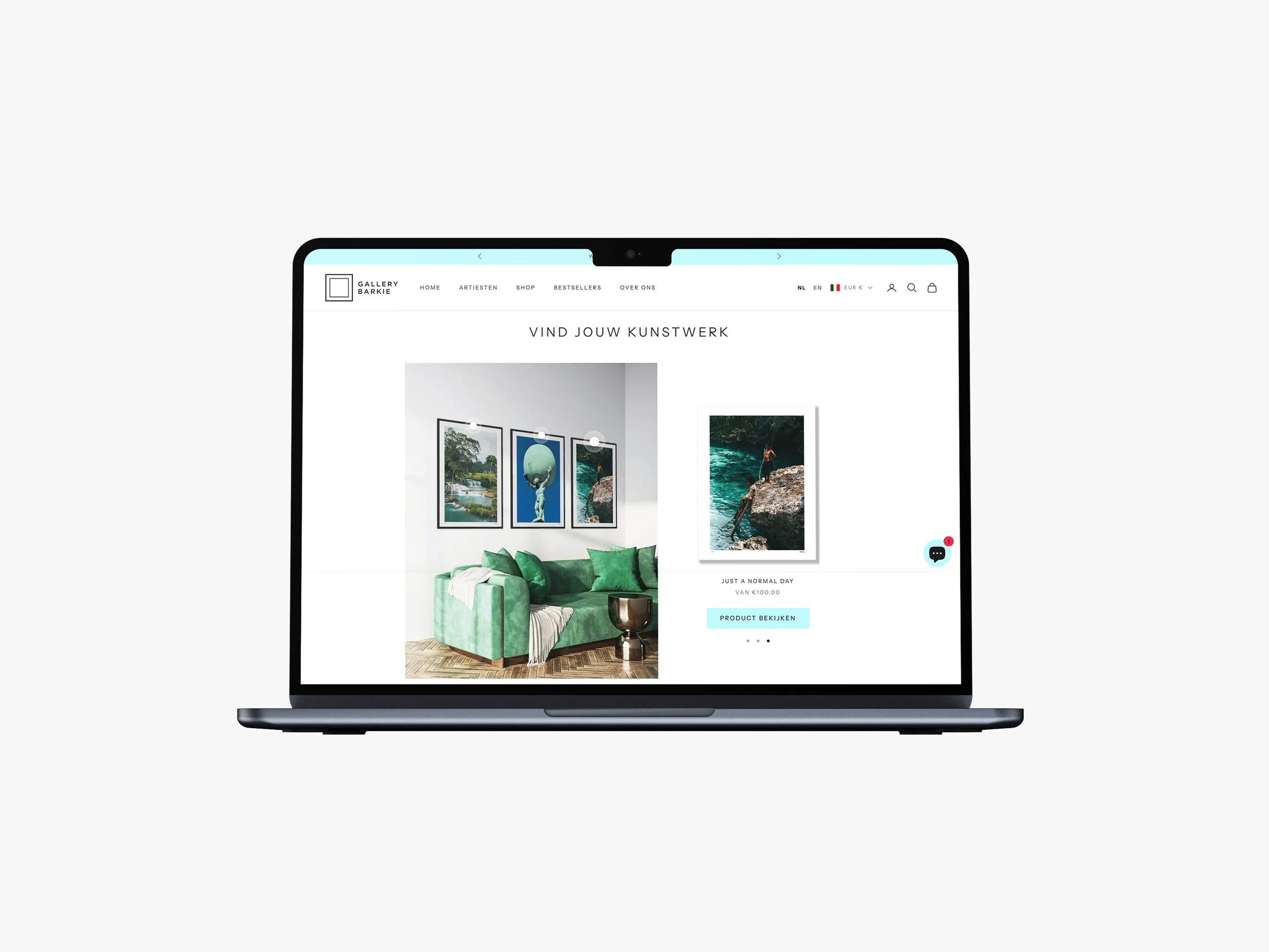 Gallery Barkie op mobiel