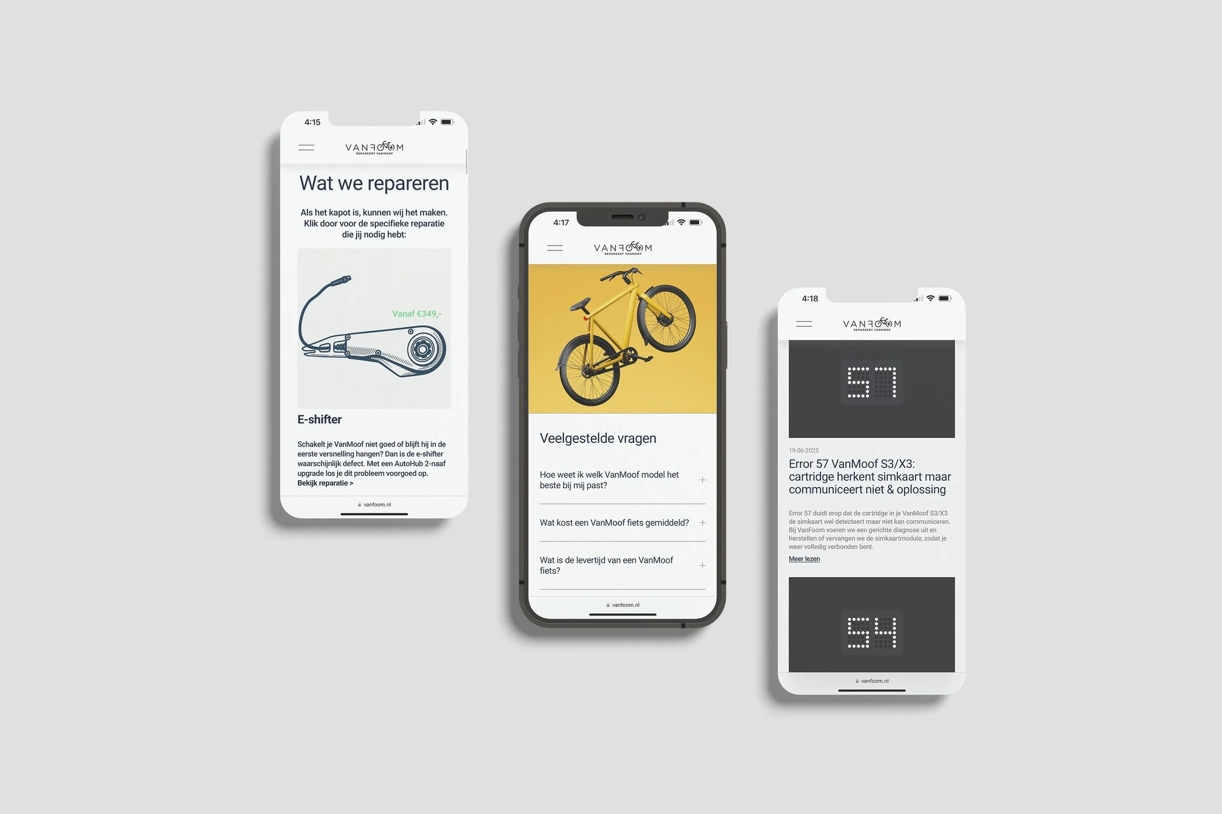 VanFoom mockup