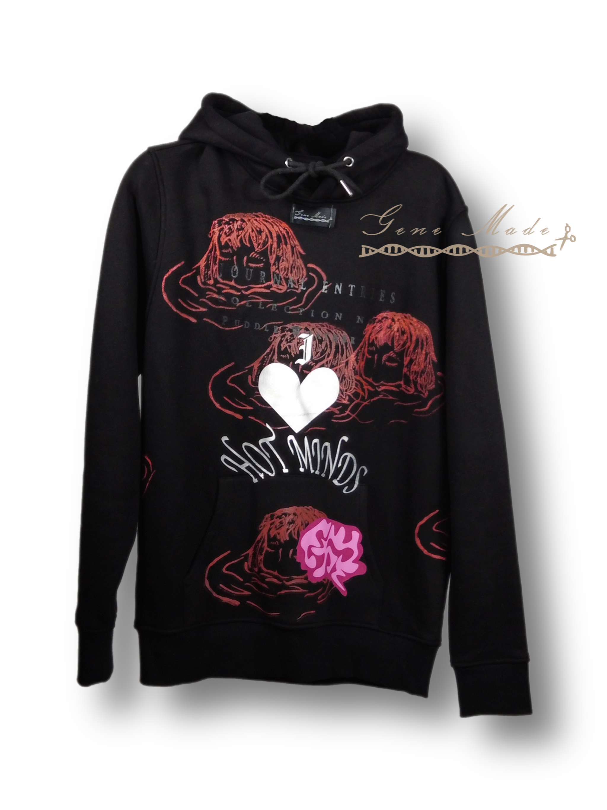 Limited Puddle Weather/Hot Minds Layered Print Hoodie