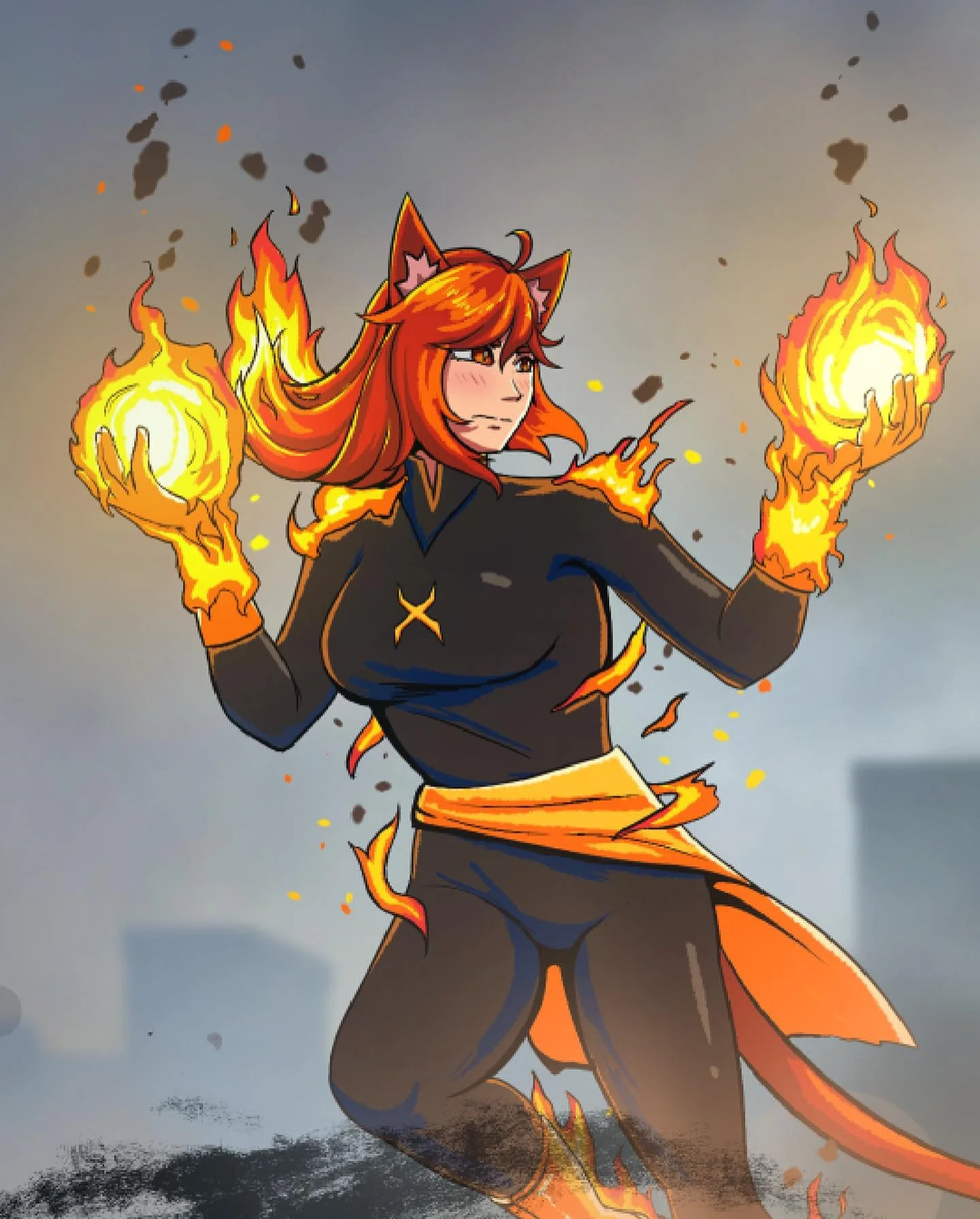 If Xalphire was a superhero~ 🔥
Superheroes art collab with some friends 😱

@izzy.strations 
@iris_viriss 
@carolineartsy17 
@hollymbackus 
@crossingraindrops 
@eapingeagle 
@ jazzys_illustrations (on TikTok)